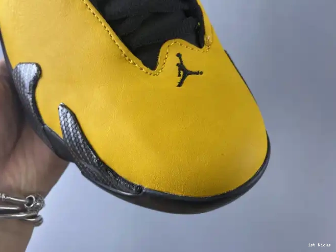 1st Kicks Shoes 14 RETRO GOLD AIR UNIVERSITY BQ3685-706 JORDAN 0611